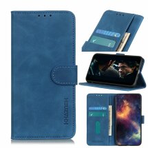 Чохол-книжка KHAZNEH Retro Wallet для Motorola One Fusion Plus - Blue: фото 1 з 11