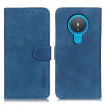 Чохол-книжка KHAZNEH Retro Wallet для Nokia 1.4 - Blue: фото 1 з 11