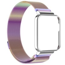 Ремінець Deexe Milanese Stainless Steel для Xiaomi Redmi Watch 2 - Colorful / Silver: фото 1 з 12