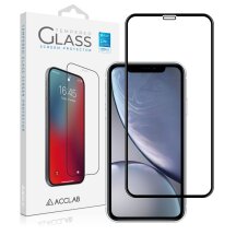 Защитное стекло ACCLAB Full Glue для Apple iPhone 11 / iPhone XR - Black: фото 1 из 6