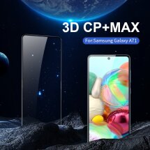 Захисне скло NILLKIN 3D CP+ MAX для Samsung Galaxy A71 (A715) - Black: фото 1 з 18