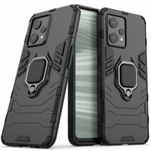 Захисний чохол Deexe Hybrid Case для Realme 9 Pro+ / 9 4G - Black: фото 1 з 11