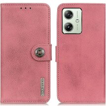 Чехол-книжка KHAZNEH Wallet Cover для Motorola Moto G54 / G54 Power - Pink: фото 1 из 8