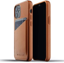 Шкіряний чохол MUJJO Full Leather Wallet для Apple iPhone 12 mini - Tan: фото 1 з 9