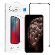 Защитное стекло ACCLAB Full Glue для Apple iPhone 11 Pro Max / iPhone XS Max - Black: фото 1 из 6