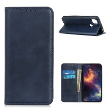 Чехол-книжка Deexe Wallet Case для Motorola Moto G9 Power - Blue: фото 1 из 10