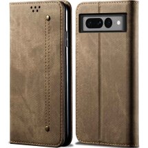 Чехол-книжка UniCase Jeans Wallet для Google Pixel 7 Pro - Khaki: фото 1 из 6