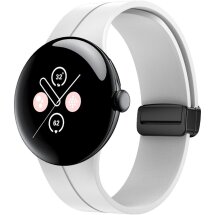Ремінець Deexe Magnetic Braselet для Google Pixel Watch / Watch 2 - White: фото 1 з 4