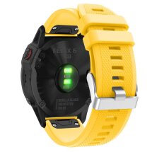 Ремінець Deexe Rhombus Strap для годинників Garmin з кріпленням Quick Fit 22mm - Yellow: фото 1 з 5