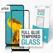 Защитное стекло Piko Full Glue для Motorola Moto G9 Plus - Black: фото 1 из 4