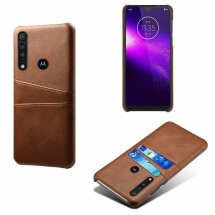 Захисний чохол KSQ Pocket Case для Motorola One Macro - Brown: фото 1 з 5
