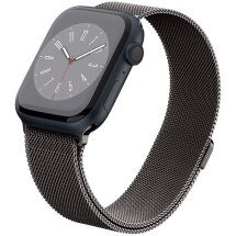 Ремінець Spigen (SGP) Metal Fit для Apple Watch 42 / 44 / SE 44 / 45 / Ultra / Ultra 2 (49mm) - Graphite: фото 1 з 11