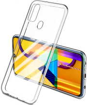 Силиконовый (TPU) чехол Deexe UltraThin для Samsung Galaxy M30s (M307) / Galaxy M21 (M215) - Transparent: фото 1 из 6