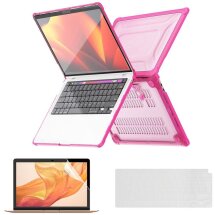 Захисна накладка Enkay Shockproof Cover для Apple MacBook Air 13 (2020) - Pink: фото 1 з 14