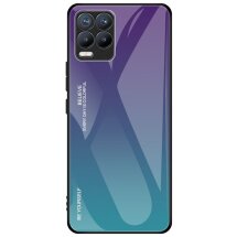 Захисний чохол Deexe Gradient Color для Realme 8 / 8 Pro - Purple / Blue: фото 1 з 10