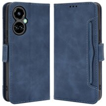 Чохол Deexe Wallet Stand для Tecno Camon 19 Pro (CI8n) - Blue: фото 1 з 7