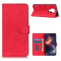 Чехол-книжка KHAZNEH Retro Wallet для Nokia 3.4 - Red: фото 1 из 12