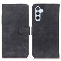 Чохол-книжка KHAZNEH Retro Wallet для Samsung Galaxy M34 (M346) - Black: фото 1 з 9