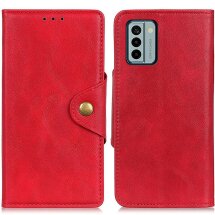 Чехол UniCase Vintage Wallet для Nokia G22 - Red: фото 1 из 8