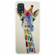Силіконовий (TPU) чохол Deexe Life Style для Samsung Galaxy M31 (M315) - Giraffe: фото 1 з 3