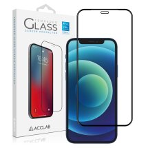Защитное стекло ACCLAB Full Glue для Apple iPhone 12 Pro Max - Black: фото 1 из 6