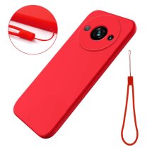 Захисний чохол Deexe Silicone Case для Xiaomi Redmi A3 - Red: фото 1 з 7