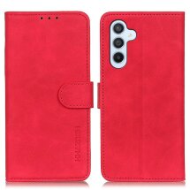Чехол-книжка KHAZNEH Retro Wallet для Samsung Galaxy M34 (M346) - Red: фото 1 из 9