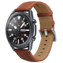 Шкіряний ремінець Deexe Genuine Leather для годинників з шириною кріплення 22мм - Dark Brown: фото 1 з 2