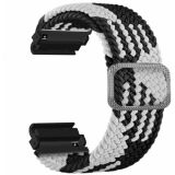 Ремінець Deexe Braided Strap для Huami Amazfit T-ReX Ultra - Black / White: фото 1 з 4