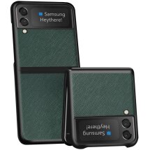 Защитный чехол Deexe Arkane Shell (FF) для Samsung Galaxy Flip 3 - Green: фото 1 из 2