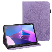 Захисний чохол UniCase Flower для Lenovo Tab P11 Gen 2 - Purple: фото 1 з 10