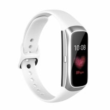 Ремінець Deexe Soft Touch для Samsung Galaxy Fit (SM-R370) - White: фото 1 з 5