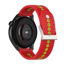 Ремешок Deexe Sport Style для часов с шириной крепления 22 мм - Red / Green: фото 1 из 11