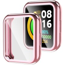 Защитный чехол Deexe Protective Frame для Xiaomi Redmi Watch 2 - Pink: фото 1 из 6