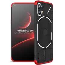 Захисний чохол GKK Double Dip Case для Nothing Phone (1) - Black / Red: фото 1 з 8