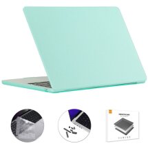 Защитный комплект Enkay Matte Shell для Apple MacBook Air 15 (2023) - Light Green: фото 1 из 12