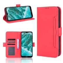 Чохол Deexe Wallet Stand для Nokia C30 - Red: фото 1 з 13