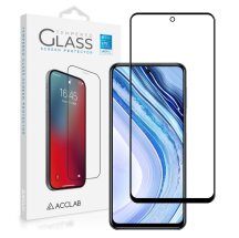 Защитное стекло ACCLAB Full Glue для Xiaomi Redmi Note 9 Pro / Note 9 Pro Max / Note 9s - Black: фото 1 из 6