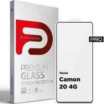 Защитное стекло ArmorStandart Pro 5D для TECNO Camon 20 (CK6) - Black: фото 1 из 6