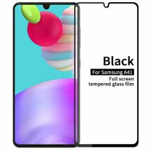 Захисне скло PINWUYO Full Glue Cover для Samsung Galaxy A41 (A415) - Black: фото 1 з 14