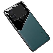 Захисний чохол Deexe Magnetic Leather Cover для Xiaomi Poco X4 Pro - Green: фото 1 з 9