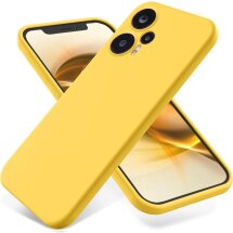 Захисний чохол Deexe Silicone Case для Xiaomi Poco F5 / Redmi Note 12 Turbo - Yellow: фото 1 з 8