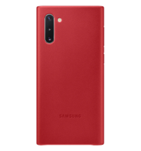 Чохол Leather Cover для Samsung Galaxy Note 10 (N970) EF-VN970LREGRU - Red: фото 1 з 4