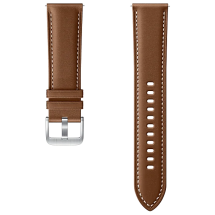 Ремешок Ridge Stitch Leather Band для Samsung Galaxy Watch 3 (45mm) ET-SLR84LAEGRU - Brown: фото 1 из 3