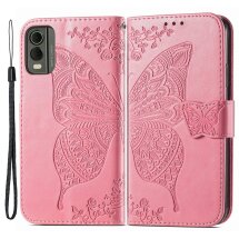 Чохол UniCase Butterfly Pattern для Nokia C32 - Pink: фото 1 з 9
