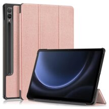 Чехол UniCase Slim для Samsung Galaxy Tab S9 FE Plus (X610/616) - Rose Gold: фото 1 из 10