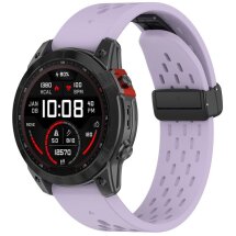Ремінець Deexe Astra Strap для годинників Garmin з кріпленням Quick Fit 22mm - Purple: фото 1 з 6