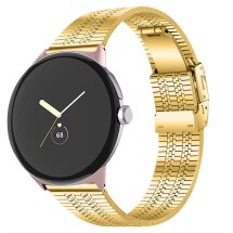 Ремінець UniCase Chic Stainless Steel для Google Pixel Watch / Watch 2 - Gold: фото 1 з 5
