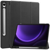 Захисний чохол UniCase Soft UltraSlim для Samsung Galaxy Tab S9 / S9 FE (X710/716/510) - Black: фото 1 з 10