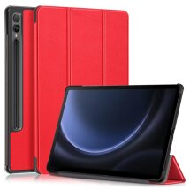Чехол UniCase Slim для Samsung Galaxy Tab S9 FE Plus (X610/616) - Red: фото 1 из 10
